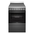 Westinghouse 60cm 4 Zones Electric Oven with AirFry WFE646DSCB, Front View