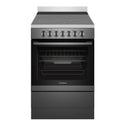 Westinghouse 60cm 4 Zones Electric Oven with AirFry WFE646DSCB, Front View