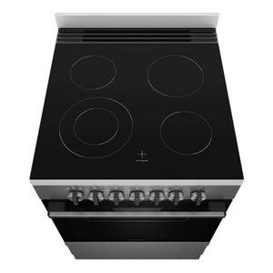 Westinghouse 60cm 4 Zones Electric Oven with AirFry WFE646DSCB, Top View