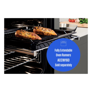 Westinghouse 90cm Dual Fuel Freestanding Cooker with Air Fry Dark Stainless Steel WFE9516DD, Feature 2
