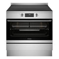 Westinghouse 90cm Electric Freestanding Cooker with AirFry Stainless Steel WFE9546SD, Front View
