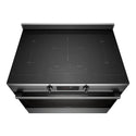 Westinghouse 90cm electric pyrolytic freestanding oven with Air Fry, dark stainless steel WFEP9757DD, Top View
