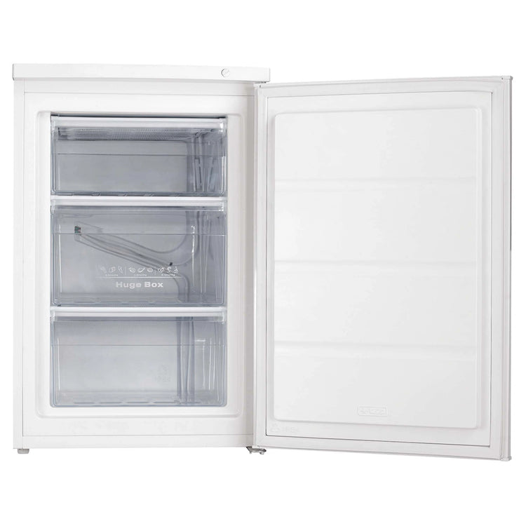 Westinghouse 86L White Reversible Door Bar Freezer WFM0900WD, Open Door View