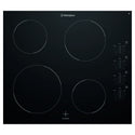 Westinghouse 60cm 4 Zone Easy Clean Ceramic Cooktop WHC642BC, Front View