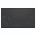 Westinghouse 90cm 4-Zone Ceramic Cooktop WHC943BD, Front View
