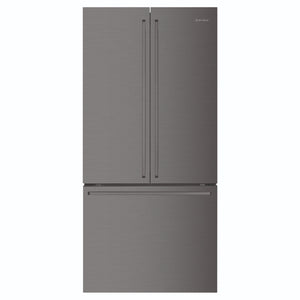Westinghouse 491L French Door Fridge - Dark Stainless Steel WHE5204BC, Front View