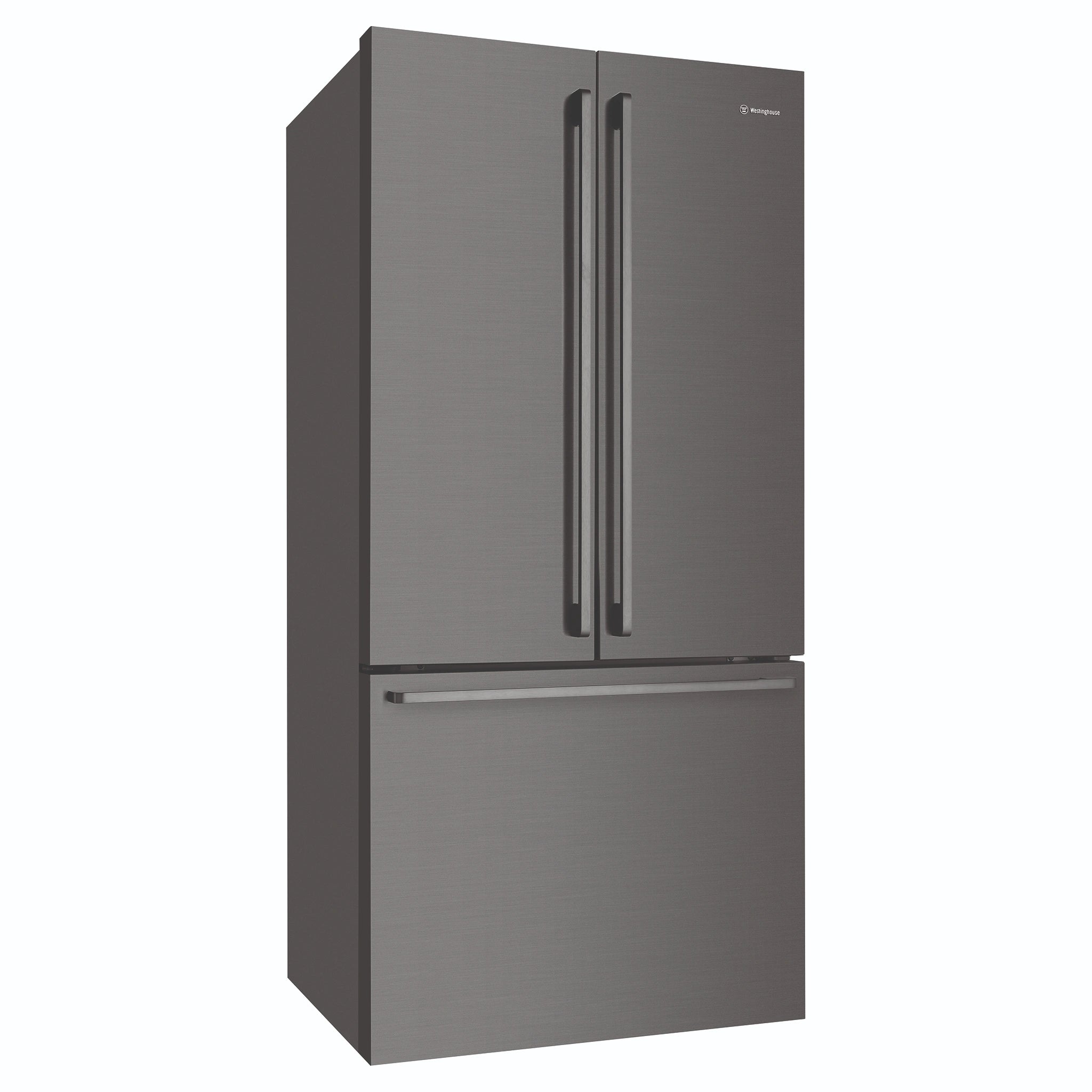Westinghouse 491L French Door Fridge - Dark Stainless Steel WHE5204BC, Right Side View