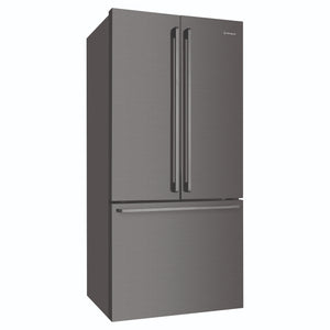 Westinghouse 491L French Door Fridge - Dark Stainless Steel WHE5204BC, Right Side View