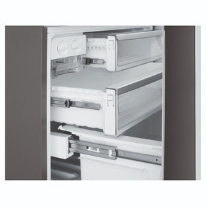 Westinghouse 491L French Door Fridge - Stainless Steel WHE5204SC, Inside Drawers Open View