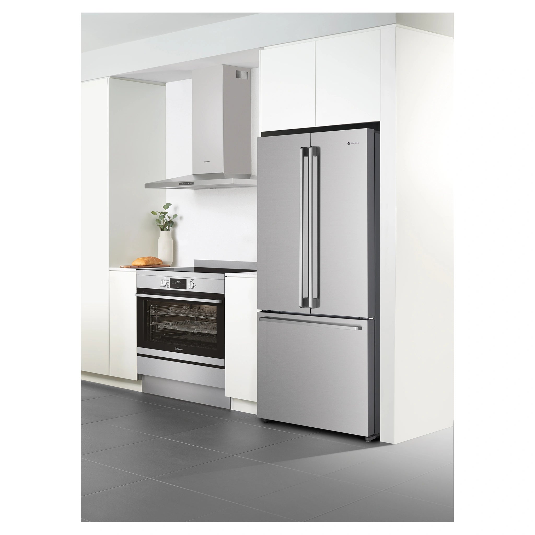 Westinghouse 491L French Door Fridge - Stainless Steel WHE5264SC, Lifestyle View