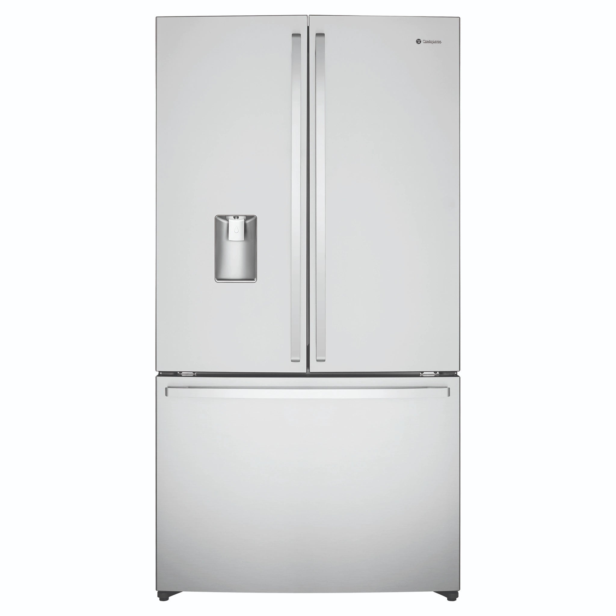 Westinghouse 565L French Door Fridge - Stainless Steel WHE6060SB, Front View
