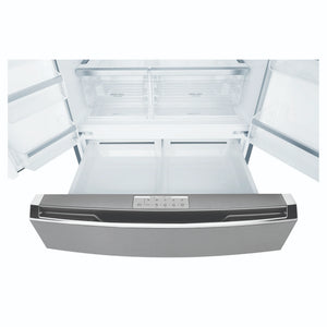 Westinghouse 609L French Door Fridge - Dark Stainless Steel WHE6170BB, Drawer Open View