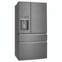 Westinghouse 609L French Door Fridge - Dark Stainless Steel WHE6170BB, Right Side View