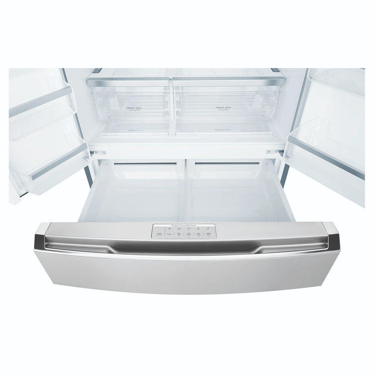 Westinghouse 609L French Door Fridge - Stainless Steel WHE6170SB, Drawer Open View