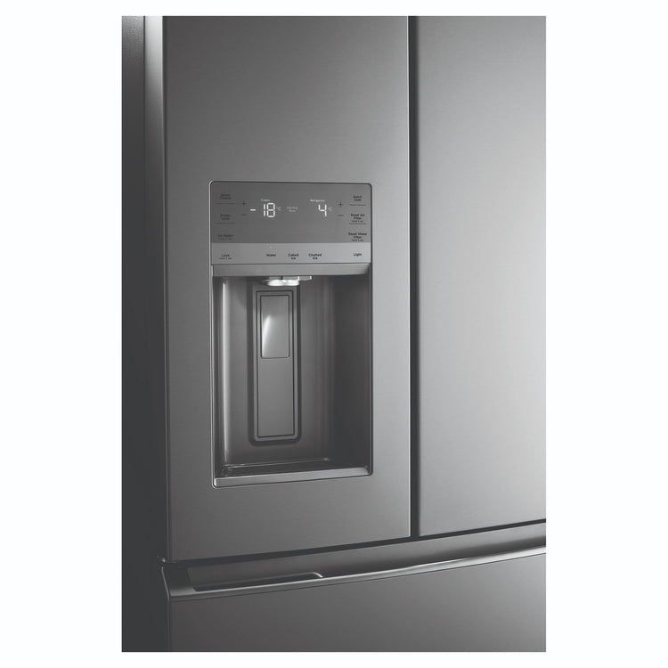 Westinghouse 619L French Door Fridge with Ice and Water Dispenser WHE6270SB, Water Dispenser View