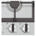 Westinghouse 60cm 4 Burner Gas Cooktop - Stainless Steel WHG644SC, Control Close-Up View
