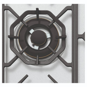 Westinghouse 75cm 5-Burner Gas Cooktop – Stainless Steel WHG758SC, Burner Close-Up View