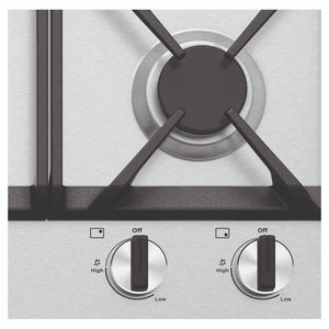 Westinghouse 75cm 5-Burner Gas Cooktop – Stainless Steel WHG758SC, Control Close-Up View