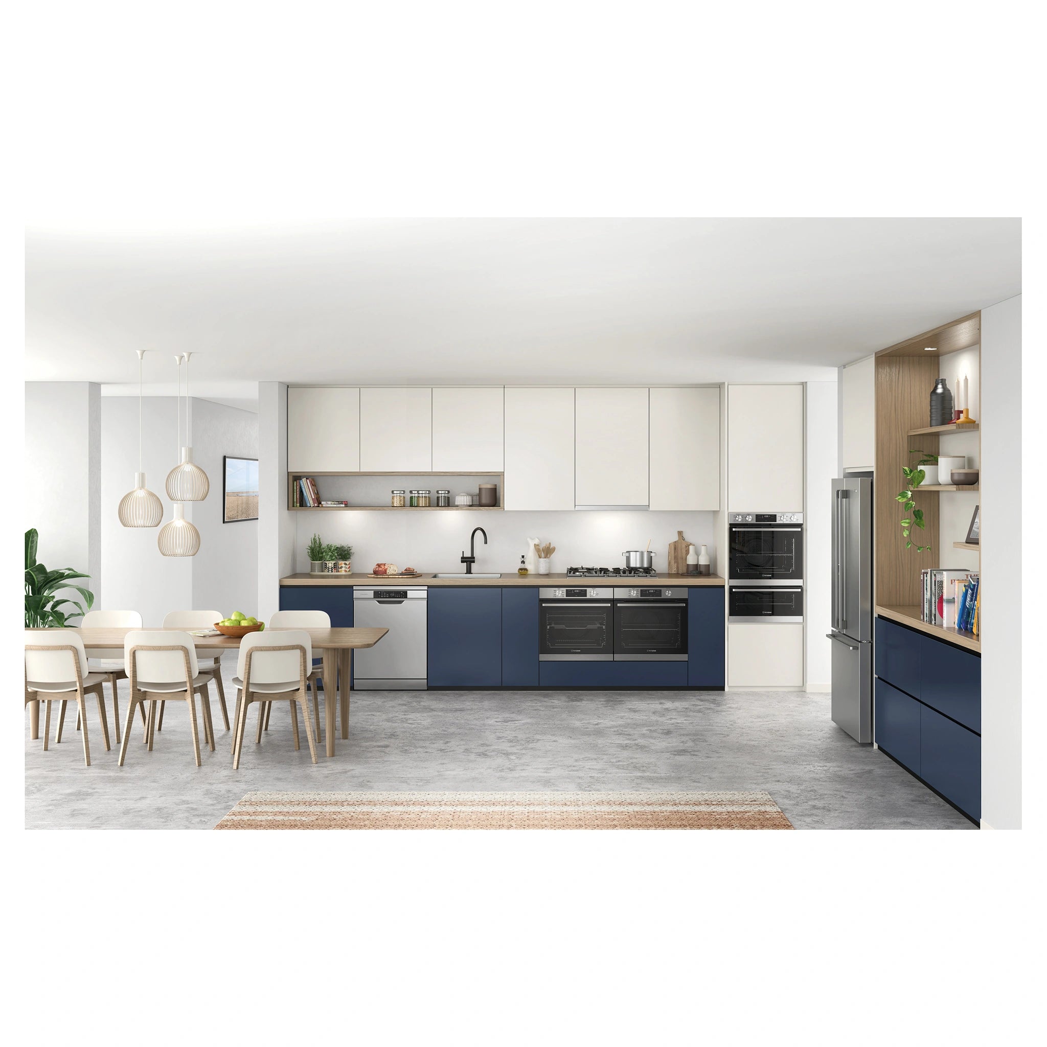 Westinghouse 75cm 5-Burner Gas Cooktop – Stainless Steel WHG758SC, Lifestyle Full View