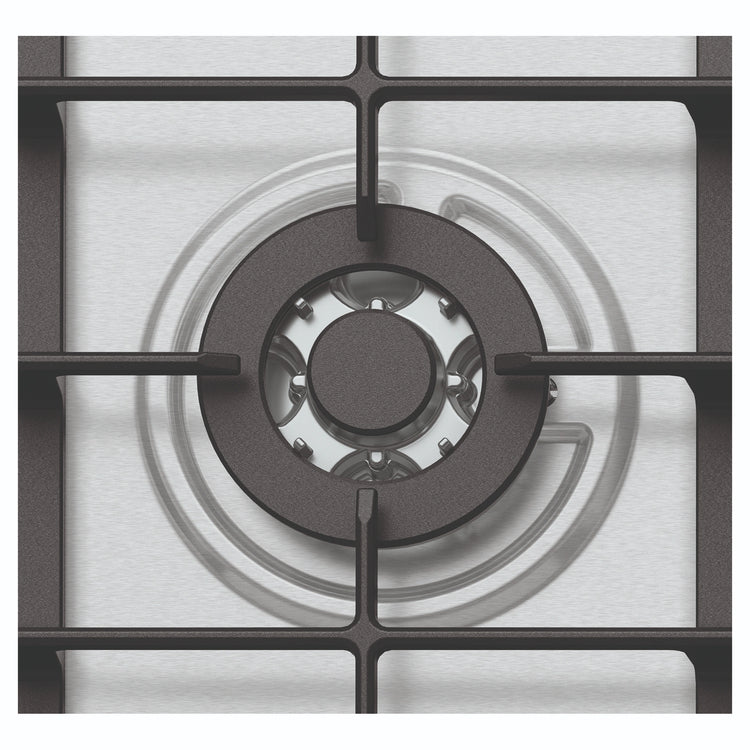 Westinghouse 90cm 5-Burner Gas Hob – Stainless Steel WHG954SC, Burner Close-Up View
