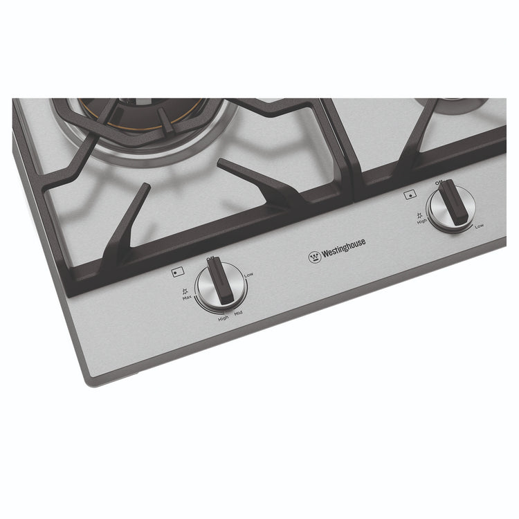 Westinghouse 90cm 5-Burner Gas Stovetop – Stainless Steel WHG958SC, Controls Graphic Gall View