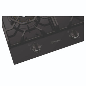 Westinghouse 90cm 5-Burner Black Ceramic Glass Gas Cooktop WHG959BD, Contros Graphic Gall View