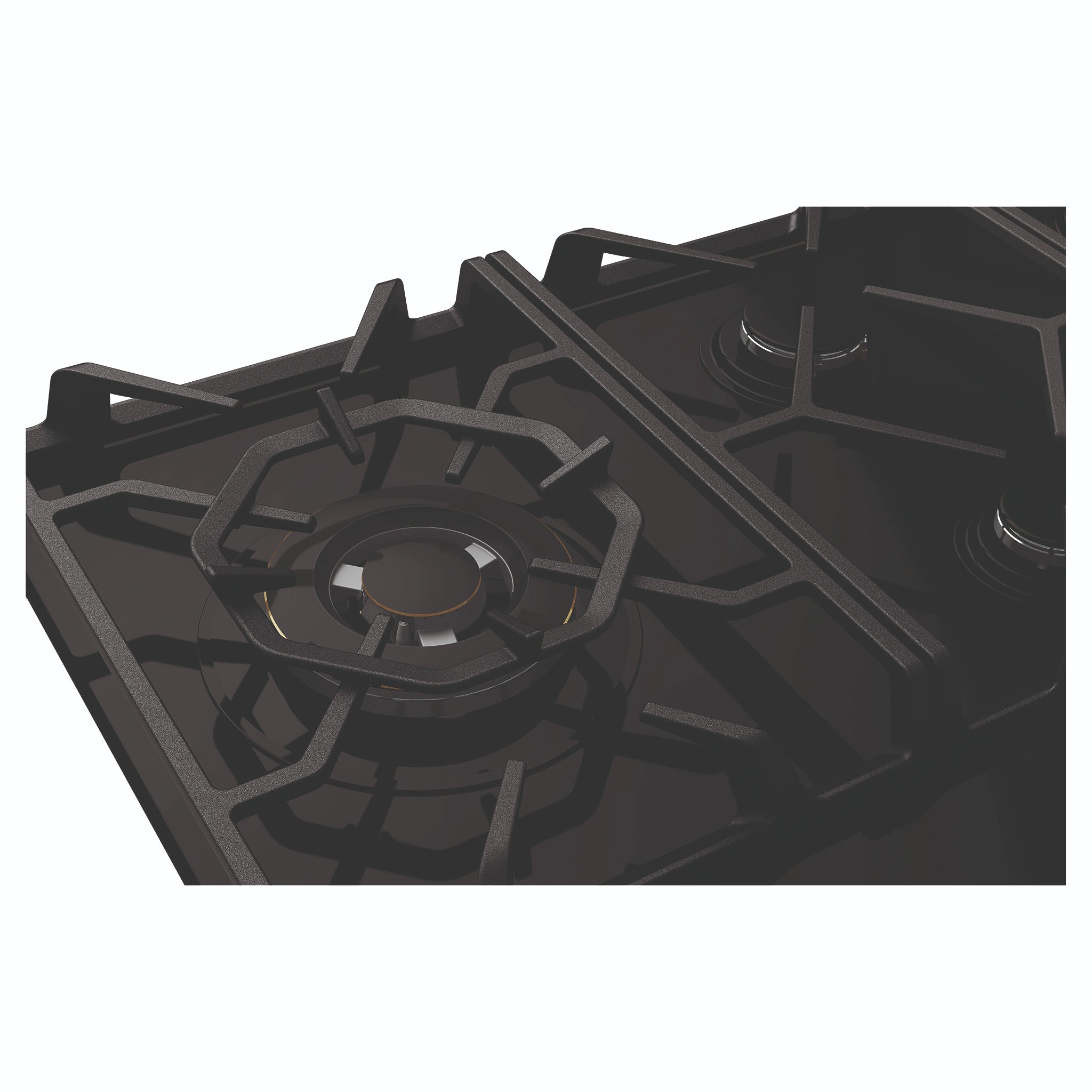 Westinghouse 90cm 5-Burner Black Ceramic Glass Gas Cooktop WHG959BD, Flat Trivets Gall View