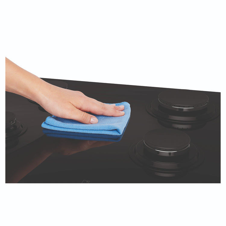 Westinghouse 90cm 5-Burner Black Ceramic Glass Gas Cooktop WHG959BD, Wash View