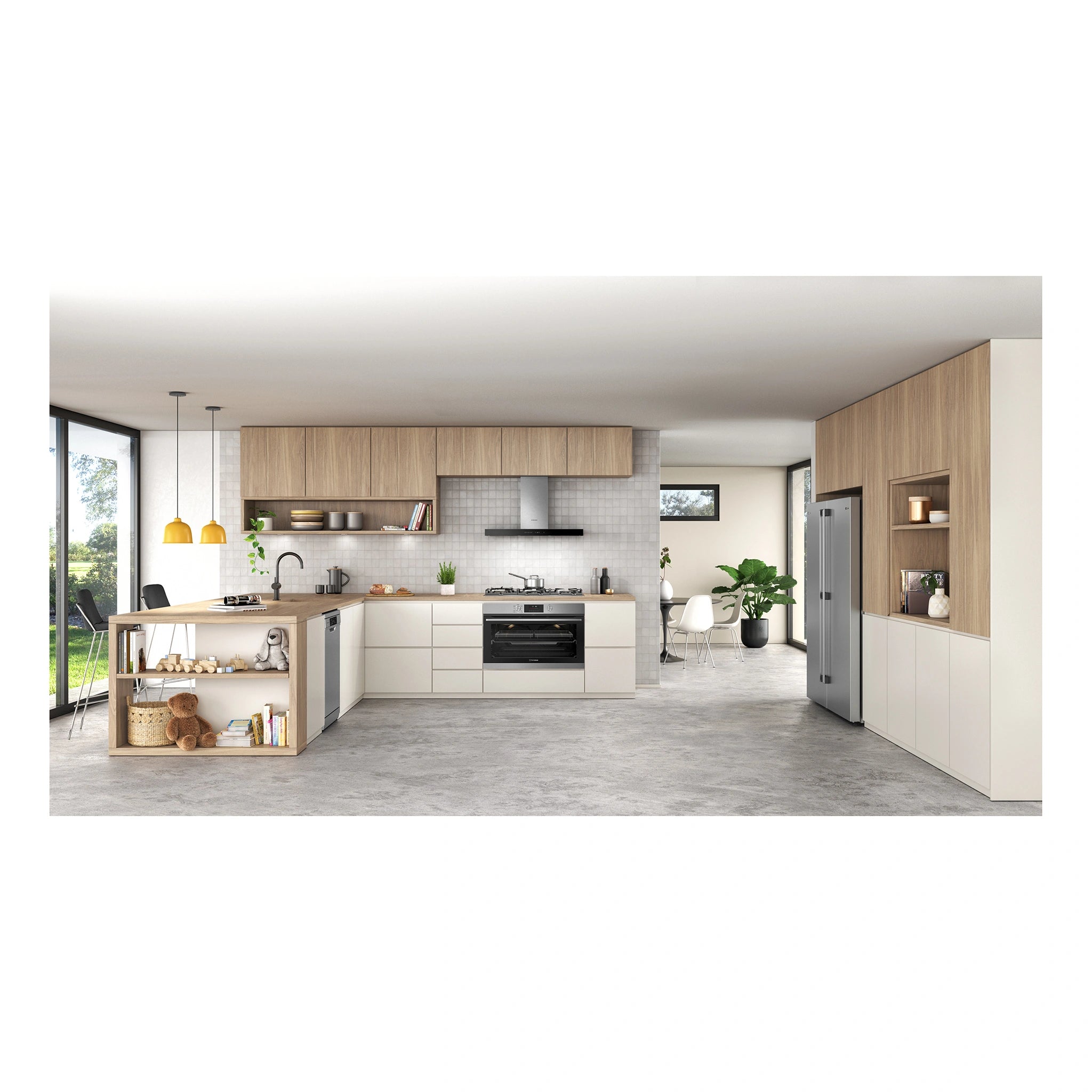 Westinghouse 60cm 3-zone induction cooktop with Boil Protect WHI635BE, Lifestyle View 2