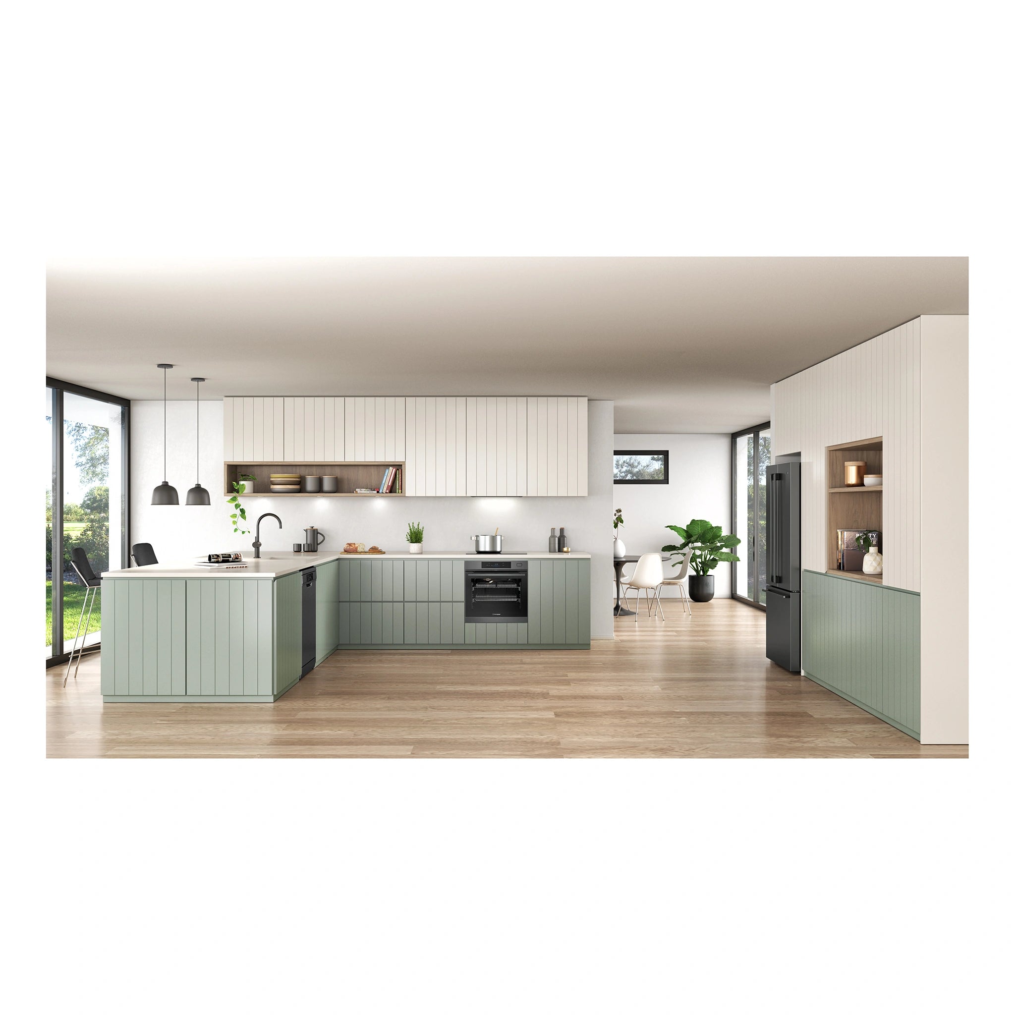 Westinghouse 60cm 4-zone induction cooktop with Boil Protect WHI643BE, Lifestyle View 2