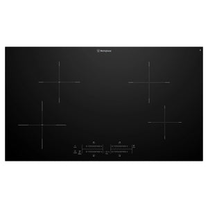 Westinghouse 90cm 4-Zone Induction Cooktop With Boil Protect WHI943BD, Front View