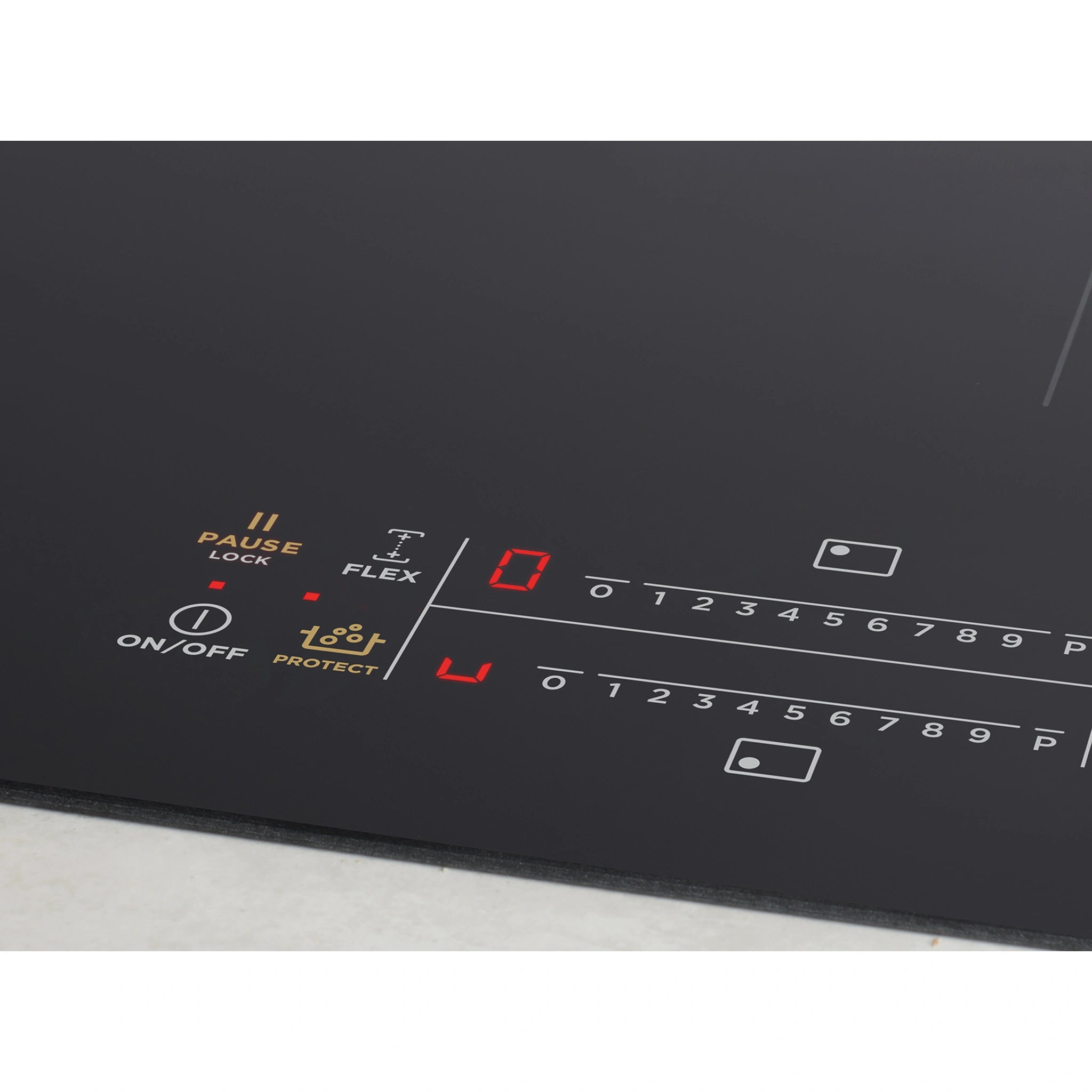 Westinghouse 90cm 4-Zone Induction Cooktop With Boil Protect WHI945BC, Control Panel View