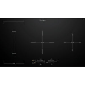 Westinghouse 90cm 4-Zone Induction Cooktop With Boil Protect WHI945BC, Front View