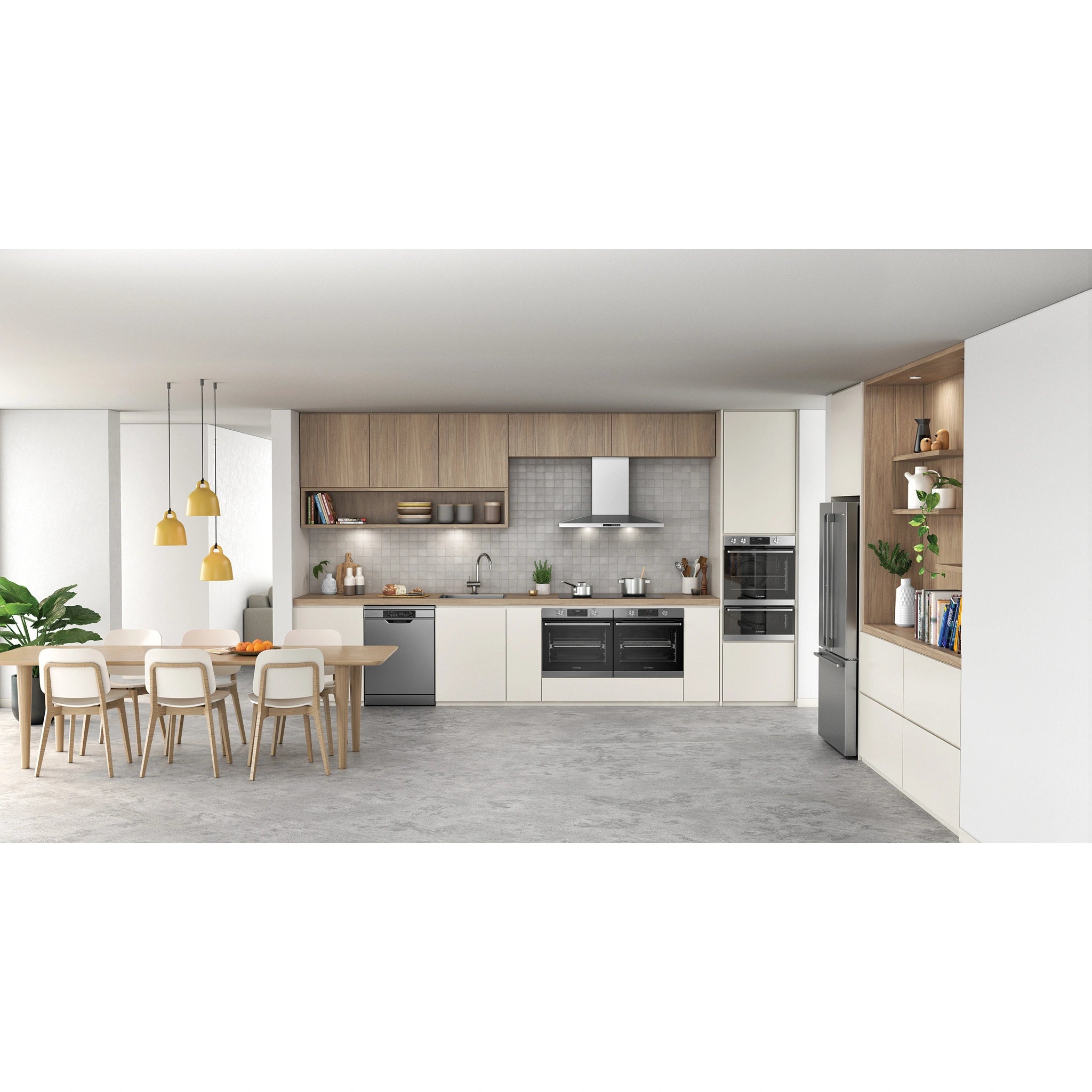 Westinghouse 90cm 5-zone induction cooktop with Boil Protect WHI955BD, Life Style View