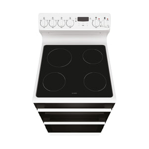 Westinghouse 54cm Freestanding Electric Oven – White WLE543WCB, Top View
