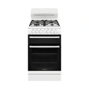 Westinghouse 54cm Freestanding Gas Oven – White WLG510WCH, Front View