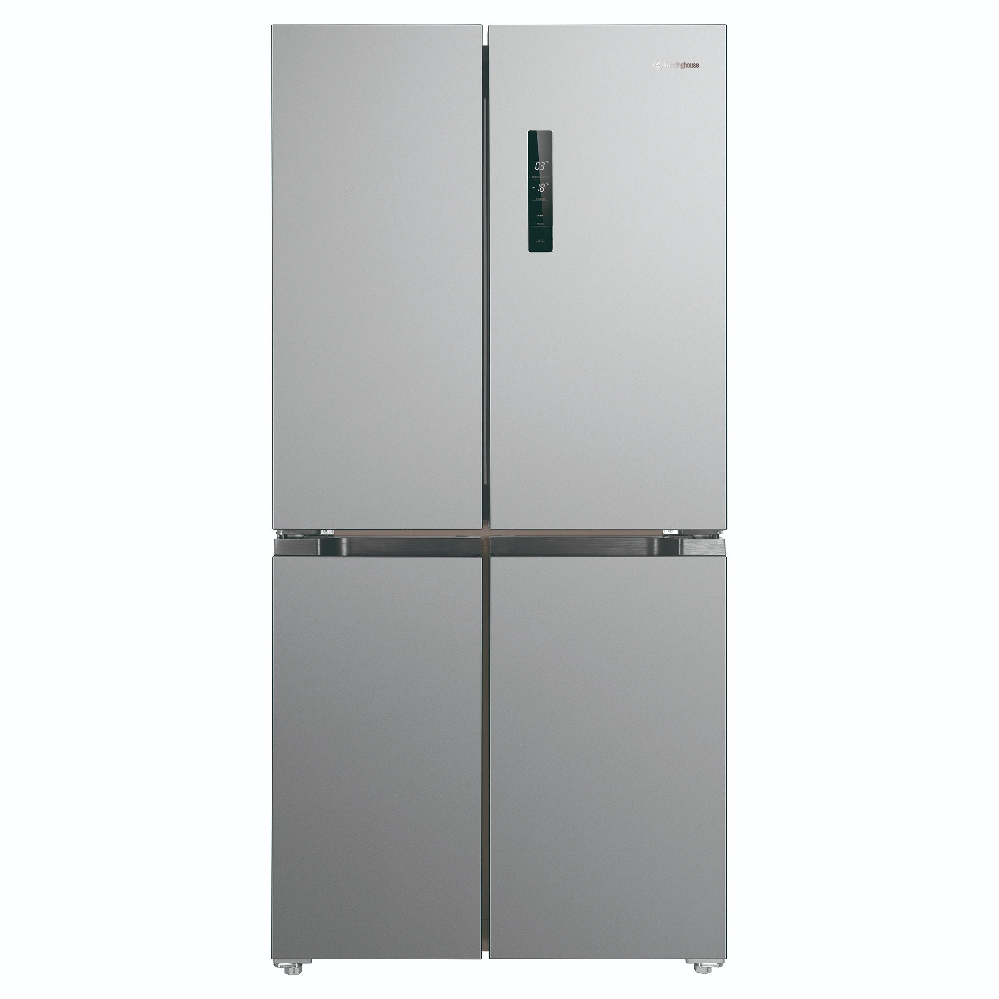 Westinghouse 496L Silver French Door Refrigerator WQE4900AA, Front View