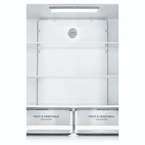 Westinghouse 496L Silver French Door Refrigerator WQE4900AA, Inside View