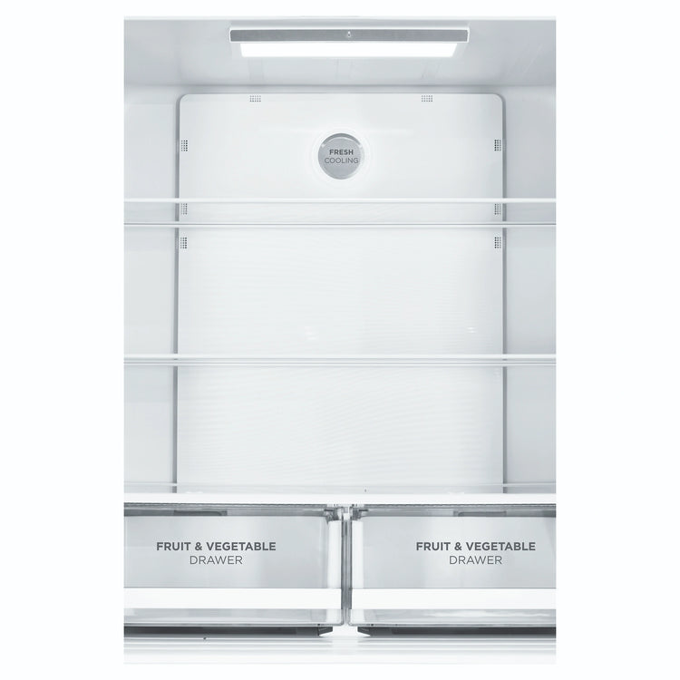 Westinghouse 496L Silver French Door Refrigerator WQE4900AA, Inside View