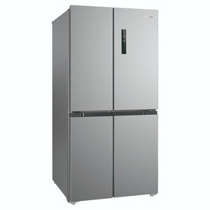 Westinghouse 496L Silver French Door Refrigerator WQE4900AA, Left Side View