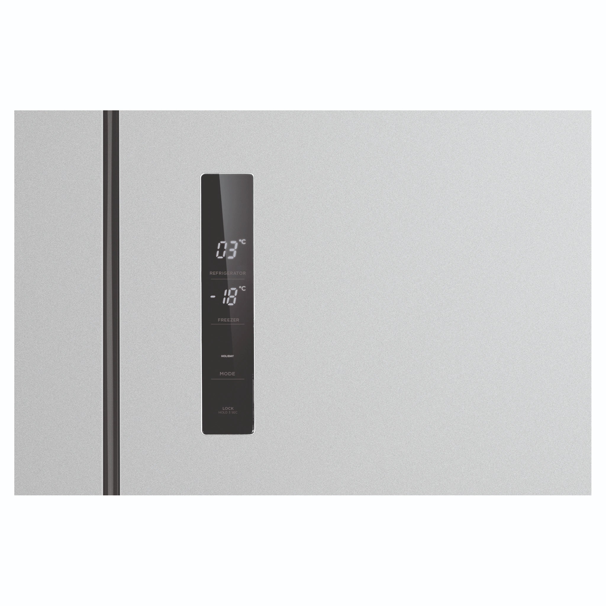 Westinghouse 496L Silver French Door Refrigerator WQE4900AA, Temperature Control View