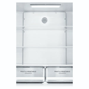 Westinghouse 496L Charcoal Matte Black French Door Refrigerator WQE4900BA, Inside View