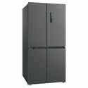 Westinghouse 496L Charcoal Matte Black French Door Refrigerator WQE4900BA, Left Side View