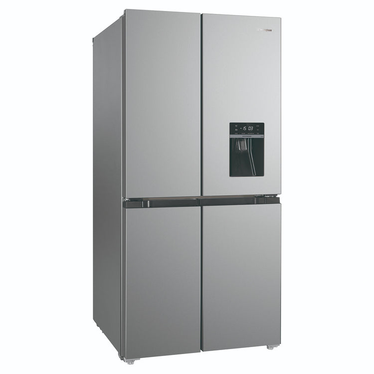 Westinghouse WQE4960AA 492L Silver French Door Refrigerator with Non-Plumbed Water Dispenser