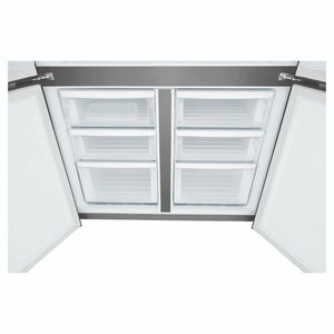 Westinghouse 564L Matte Black Quad Door Refrigerator WQE5600BB, Drawers View