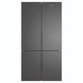 Westinghouse 564L Matte Black Quad Door Refrigerator WQE5600BB, Front View