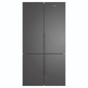 Westinghouse 564L Matte Black Quad Door Refrigerator WQE5600BB, Front View
