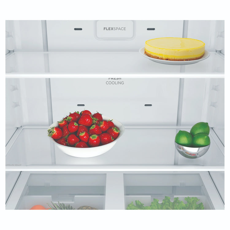 Westinghouse 564L Matte Black Quad Door Refrigerator WQE5600BB, Inside View