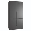 Westinghouse 564L Matte Black Quad Door Refrigerator WQE5600BB, Right Side View