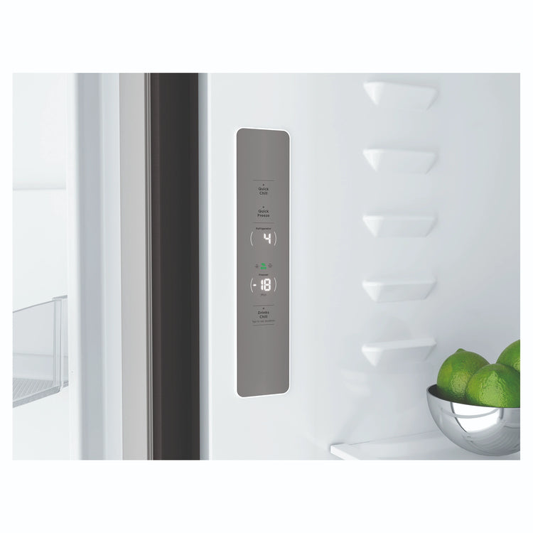 Westinghouse 564L Matte Black Quad Door Refrigerator WQE5600BB, Temperature Control View